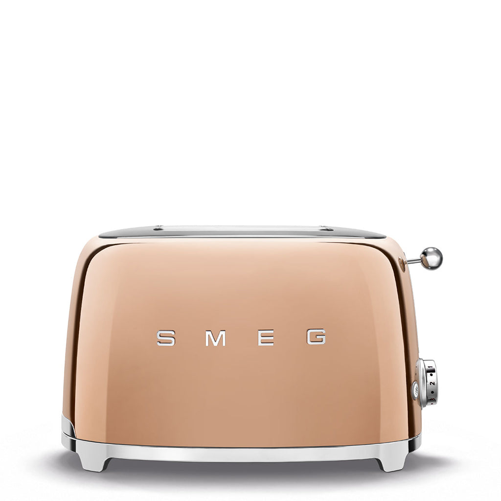 SMEG 2-Schlitz Toaster Kompakt TSF01RGEU Roségold
