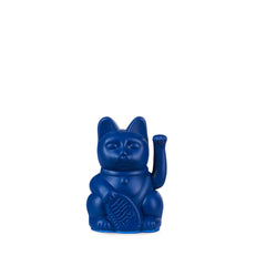 Lucky Cat mini Dark Blue - Winkekatze "Ehrlichkeit und Verlässlichkeit" 10 cm