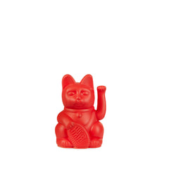 Lucky Cat mini Red - Winkekatze "Mut und Kraft" 10 cm
