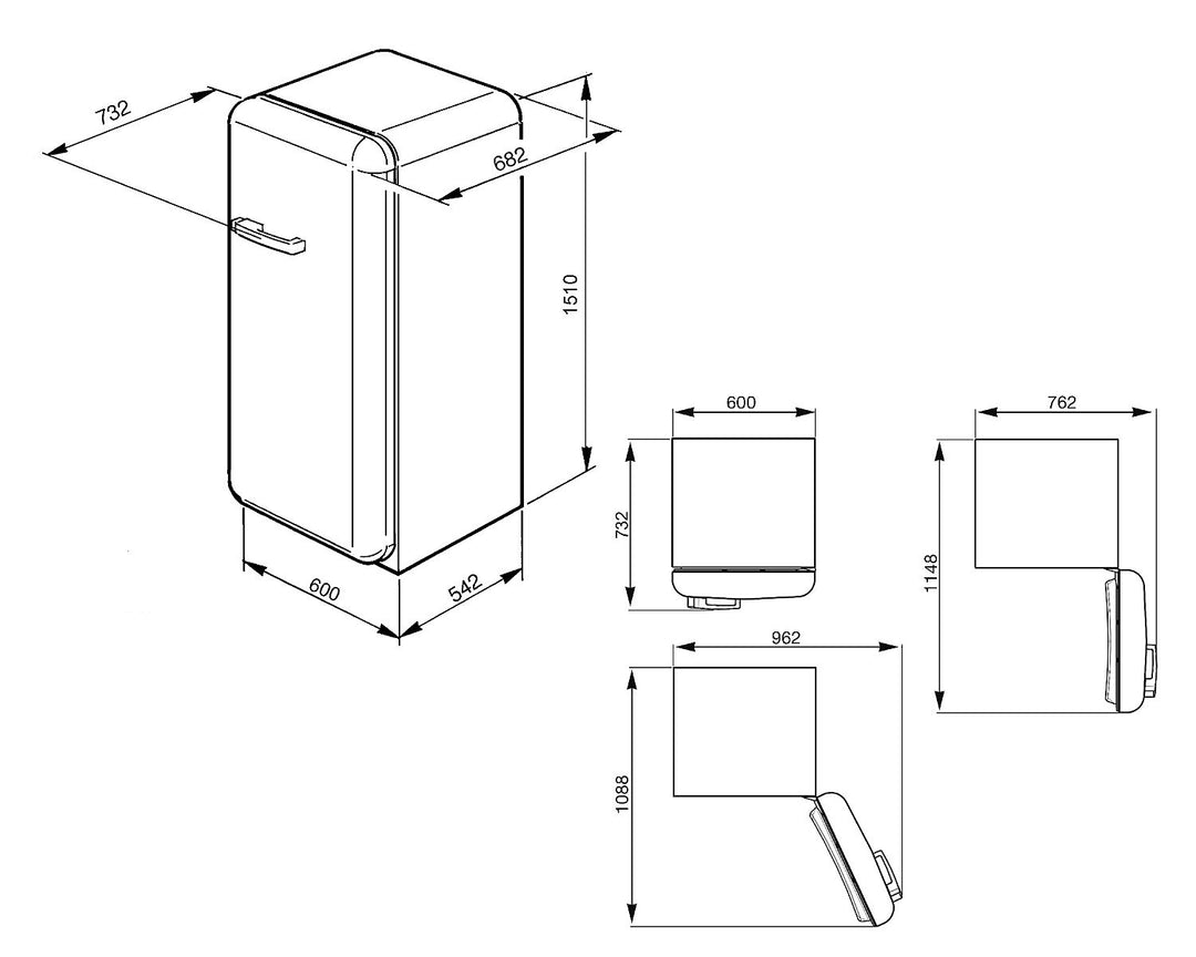 wolkenlosundheiter-SMEG Kühlschrank FAB28RIT1 SMEG Deutschland