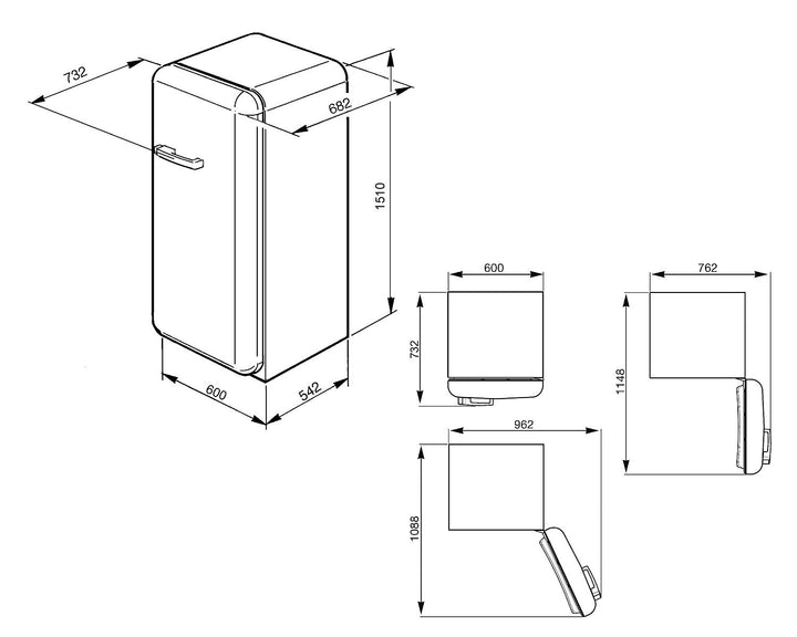 wolkenlosundheiter-SMEG Kühlschrank FAB28RIT1 SMEG Deutschland