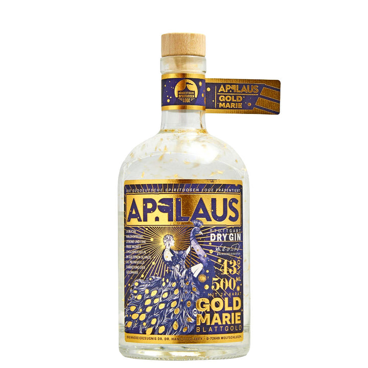 wolkenlosundheiter-Applaus Dry Gin Goldmarie 43 % vol. 500 ml  Dr. Dr. Hans-Otto Frey   