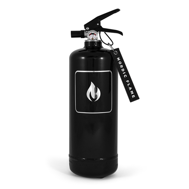 Nordic Flame Feuerlöscher 2 kg Schwarz - Classic