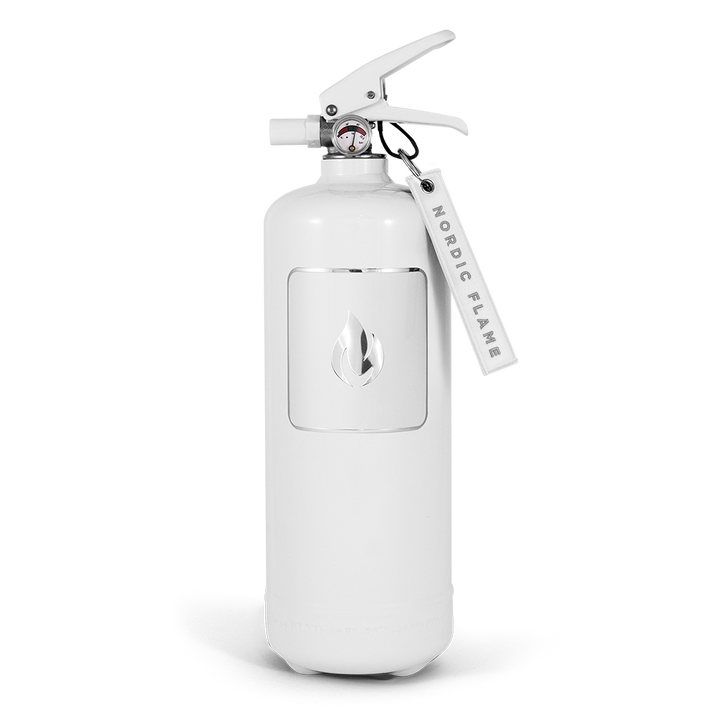 Nordic Flame Feuerlöscher 2 kg Weiß - Classic