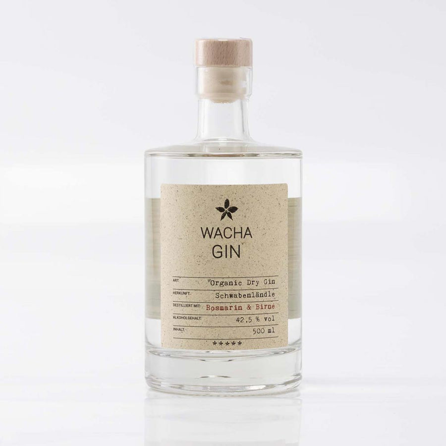 wolkenlosundheiter-Wacha Gin 42,5 % vol. 500 ml  Wacha handcrafted Spirits   