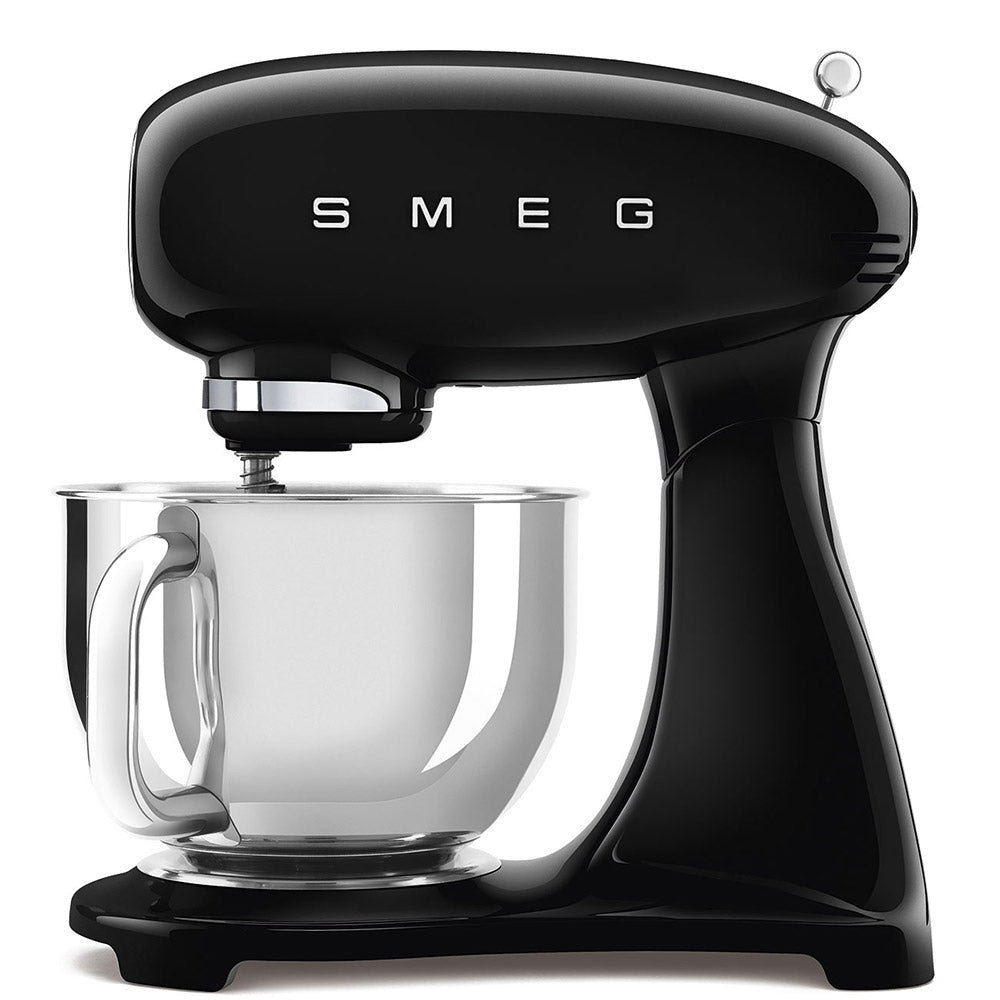 SMEG Küchenmaschine Einfarbig Schwarz SMF03BLEU