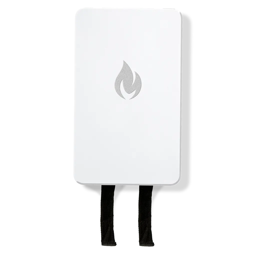 wolkenlosundheiter-Löschdecke Weiß Silber - Nordic Flame Tradingbox AB