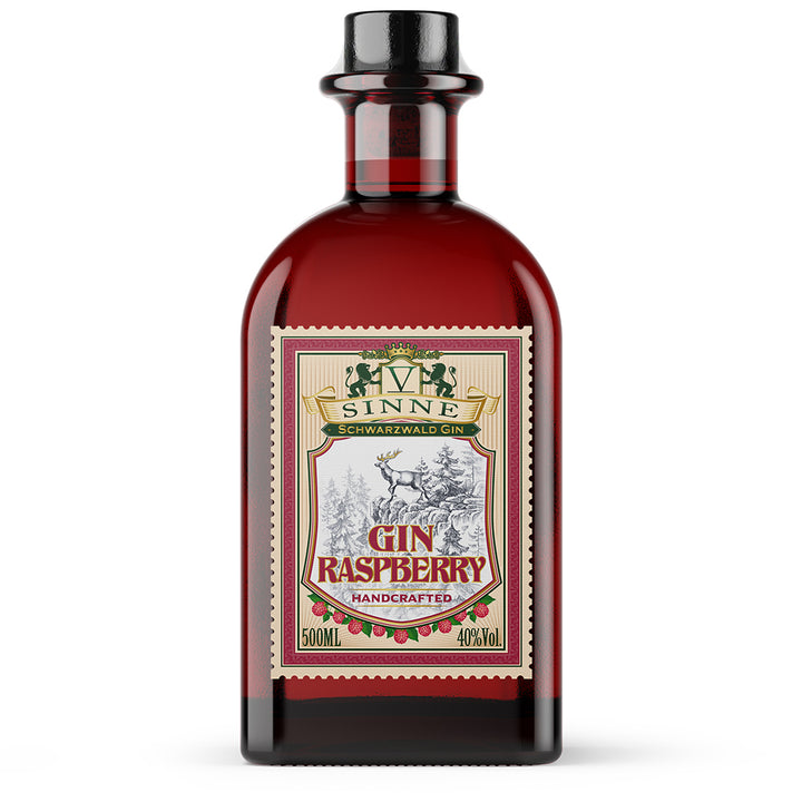 wolkenlosundheiter-V-Sinne Raspberry Gin 40 % vol. 500 ml  Jovi International Trading GmbH   