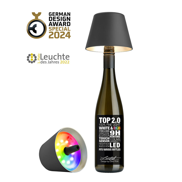 Sompex Top 2.0 Anthracite LED Flaschenleuchte