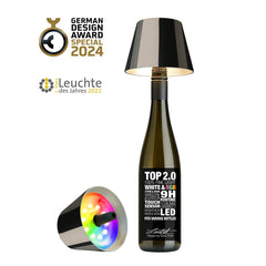 Sompex Top 2.0 Space Grau LED Flaschenleuchte