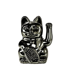 Lucky Cat Shiny Black  - Winkekatze in Geschenkbox 15 cm