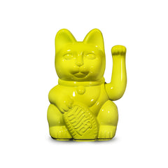 Lucky Cat Glossy Yellow "Freiheit" in Geschenkdose 15 cm