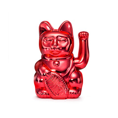 Lucky Cat Shiny Red - Winkekatze "Herzlichkeit" 15 cm
