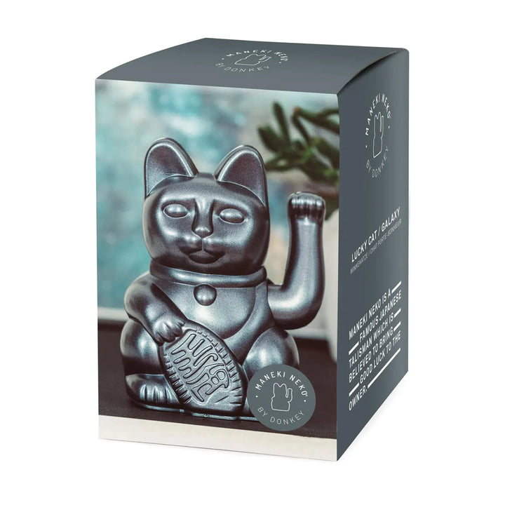 Lucky Cat Galaxy - Winkekatze "Meditation und Einheit" 15 cm