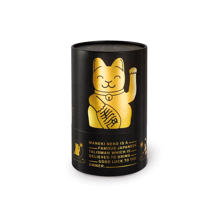 Lucky Cat Shiny Gold - Winkekatze in exklusiver Verpackung "Gerechtigkeit" 15 cm