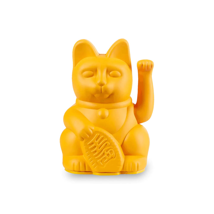 Lucky Cat mini Deep Yellow - Winkekatze "Freude und Wärme" 10 cm