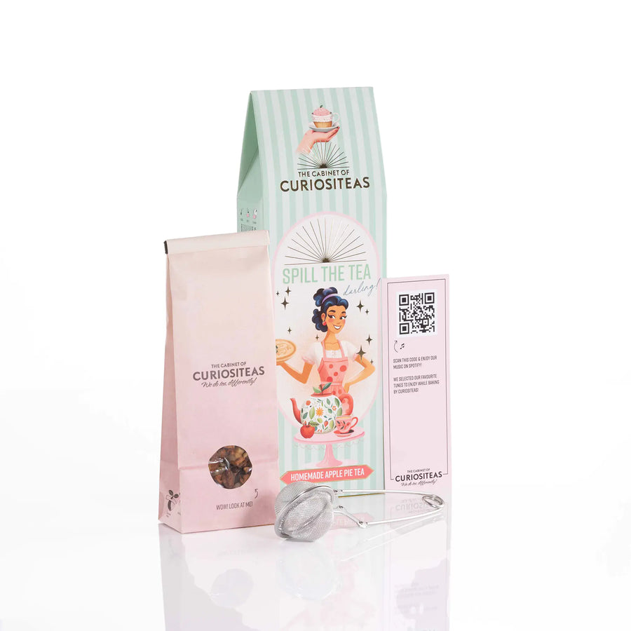 wolkenlosundheiter-Tee mit Teesieb “Spill the Tea Darling Apple Pie” - The Cabinet of Curiositeas 70 g Tea Netherlands b.v.