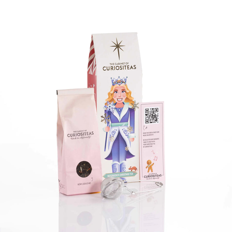 wolkenlosundheiter-Tee mit Teesieb “Nutcracker Christmas Tea Blau” - The Cabinet of Curiositeas 70 g Tea Netherlands b.v.