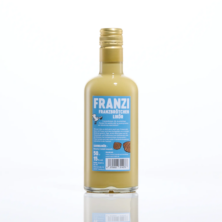 wolkenlosundheiter-FRANZI Franzbrötchen Likör 15 % vol. 500 ml  NORK GmbH & Co. KG   