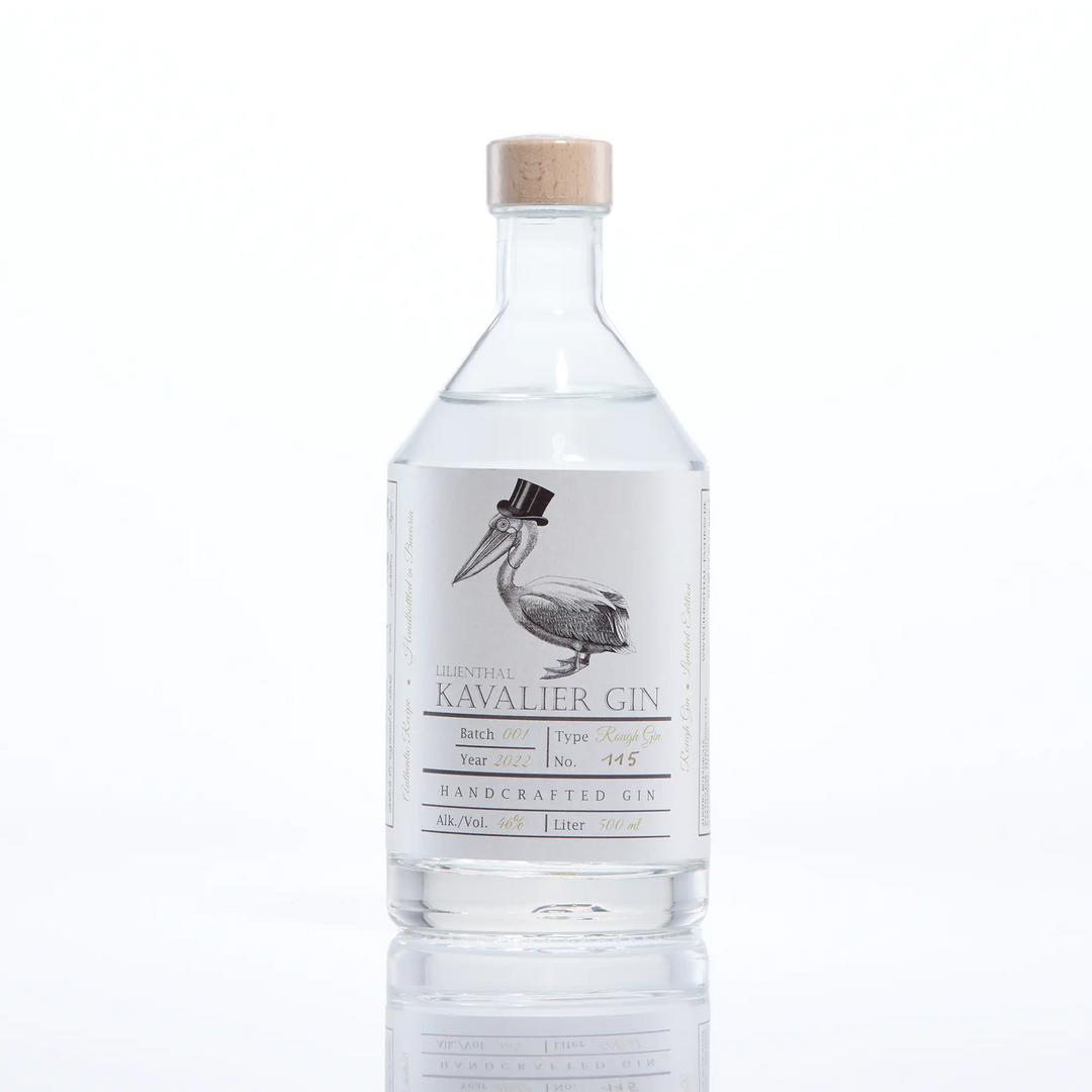 wolkenlosundheiter-LILIENTHAL Kavalier Rough Gin 46 % vol. 500 ml  Lilienthal   