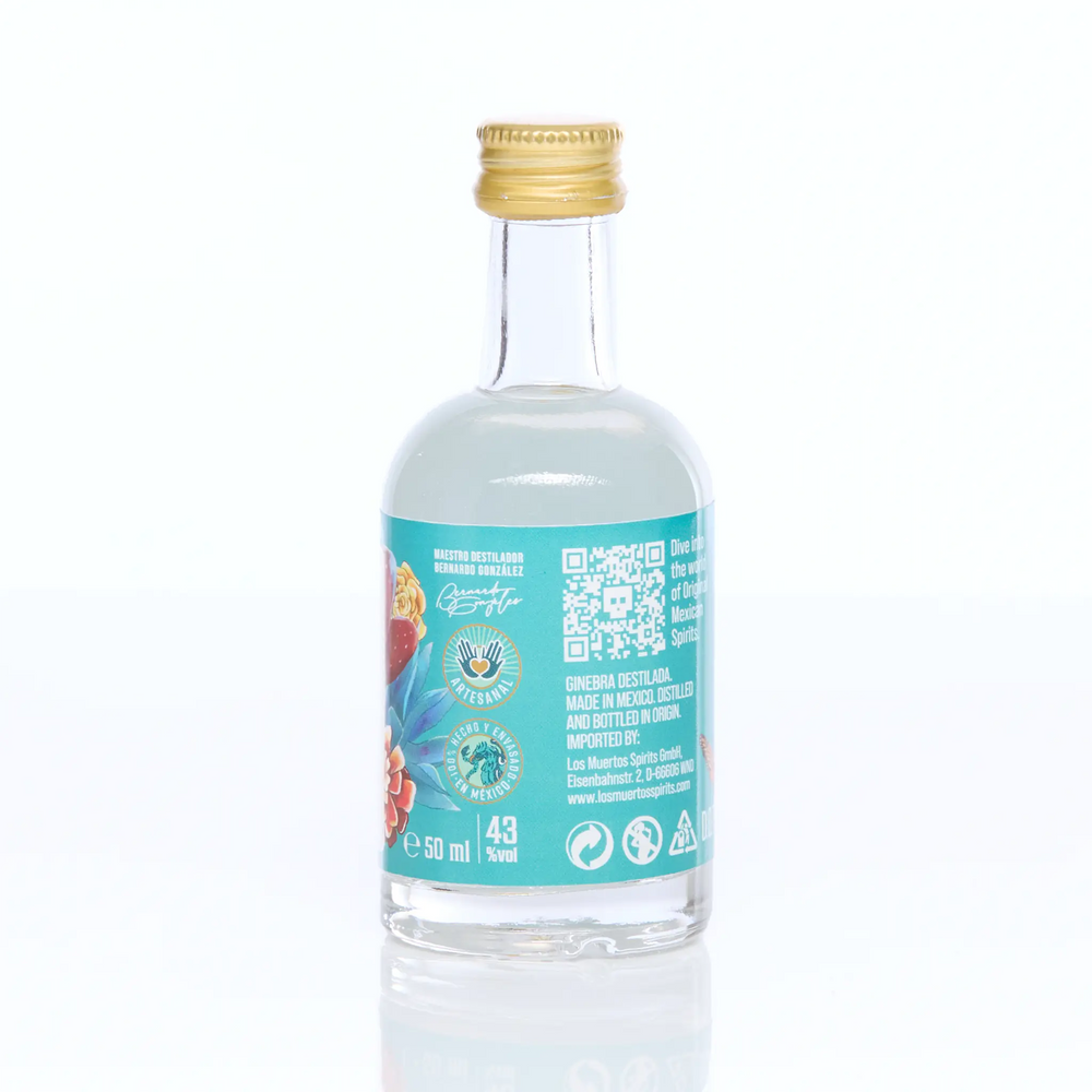 wolkenlosundheiter-Los Muertos Mexican Dry Gin 43 % vol. 50 ml  Los Muertos Spirits GmbH   