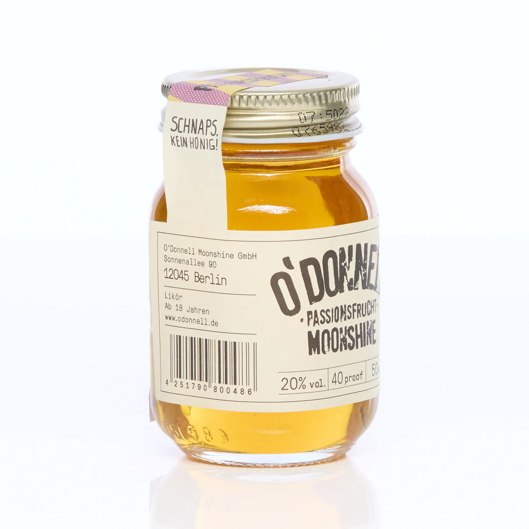 wolkenlosundheiter-Moonshine Likör “Passionsfrucht” - O’Donnell 20 % vol. 50 ml  O'Donnell Moonshine GmbH   