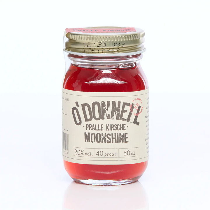 wolkenlosundheiter-Moonshine Likör “Pralle Kirsche” - O’Donnell 20 % vol. 50 ml  O'Donnell Moonshine GmbH   