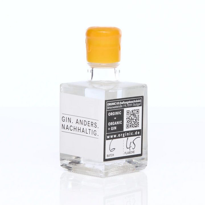 wolkenlosundheiter-Orange Dry Gin - ORGINIC 43 % vol. 50 ml  orginic UG   