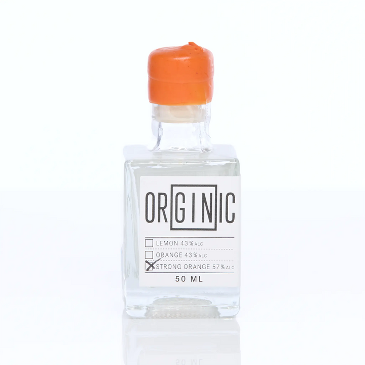 wolkenlosundheiter-Strong Orange Dry Gin - ORGINIC 57 % vol. 50 ml  orginic UG   