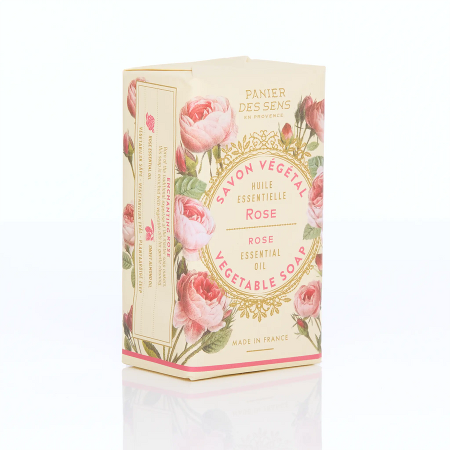 wolkenlosundheiter-Feste Seife “Rose” - PANIER DES SENS 150 g  PANIER DES SENS   