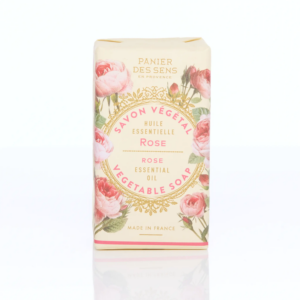 wolkenlosundheiter-Feste Seife “Rose” - PANIER DES SENS 150 g  PANIER DES SENS   