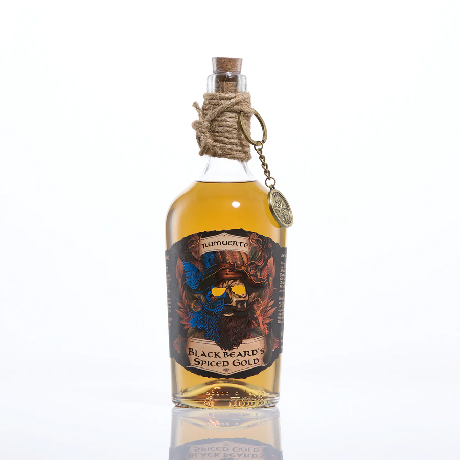 wolkenlosundheiter-V-Sinne Blackbeard Spiced Gold Rum 40 % vol. 700 ml  Jovi International Trading GmbH   